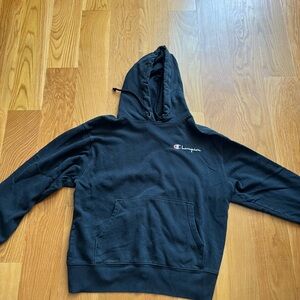 Champion reverse weave hoodie black - size M